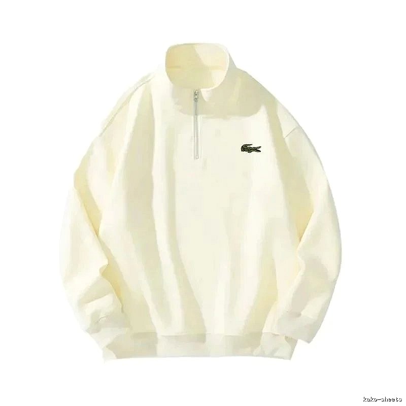 Lacoste Travel Quarter-zip sweatshirt Black Quarter Zip with Modern Look