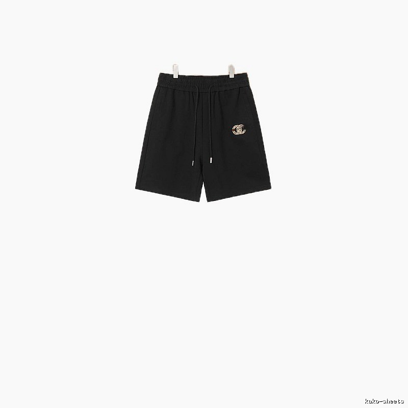 LV casual style black shorts