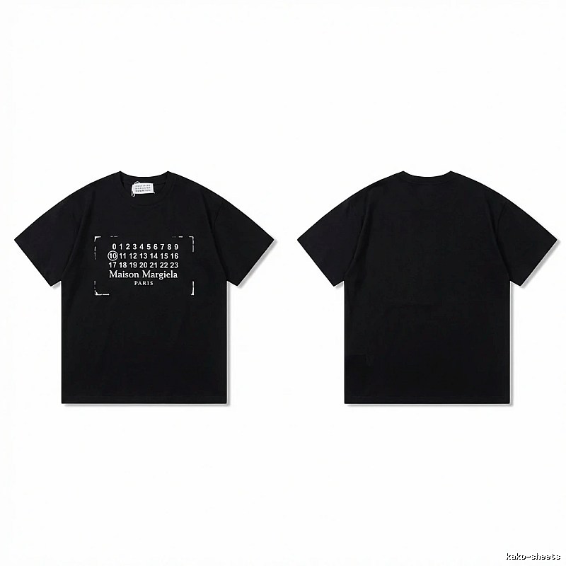 Maison Margiela Digital Style Black T-shirt