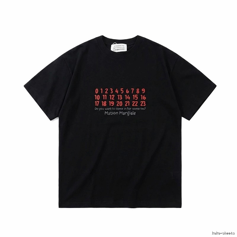 Maison Margiela Digital Style Black T-shirt