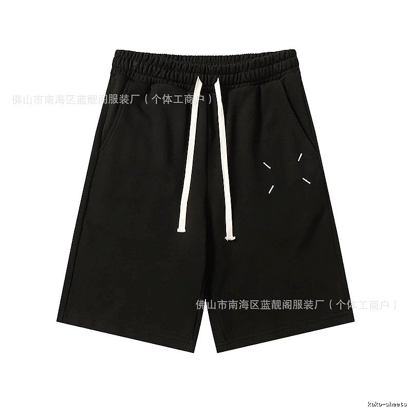 Maison Margiela minimalist style black shorts