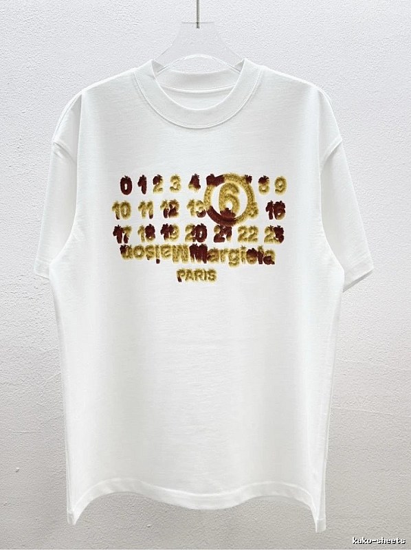 Maison Margiela Number Series High-Street White T-Shirt