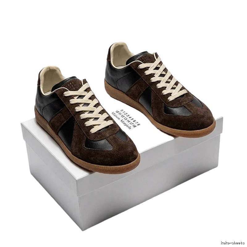 Maison Margiela retro brown shoes