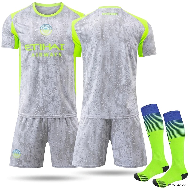 MCFC Grey Sports Style Jersey