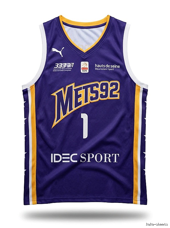 METS92 trendy sporty blue jersey