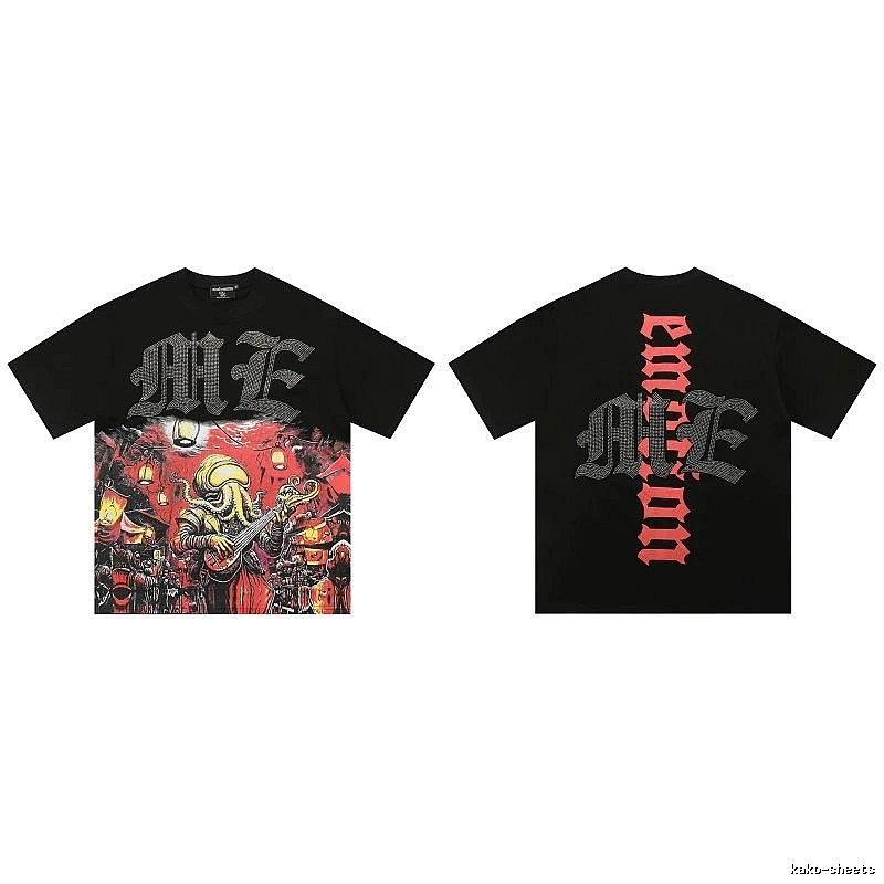 Mixed Emotion Cthulhu Gothic Style Black T-Shirt