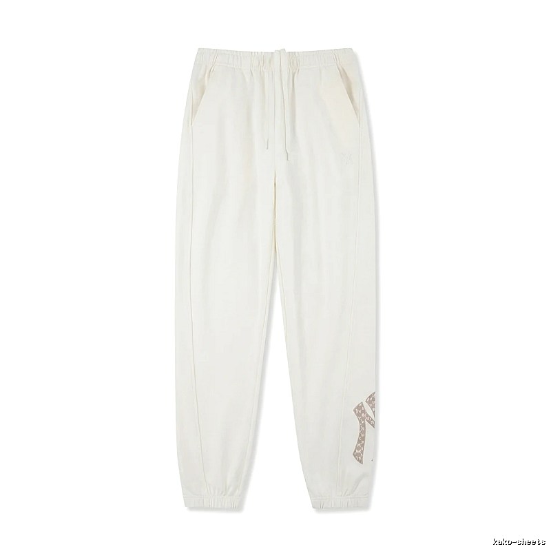 MLB casual style white sweatpants