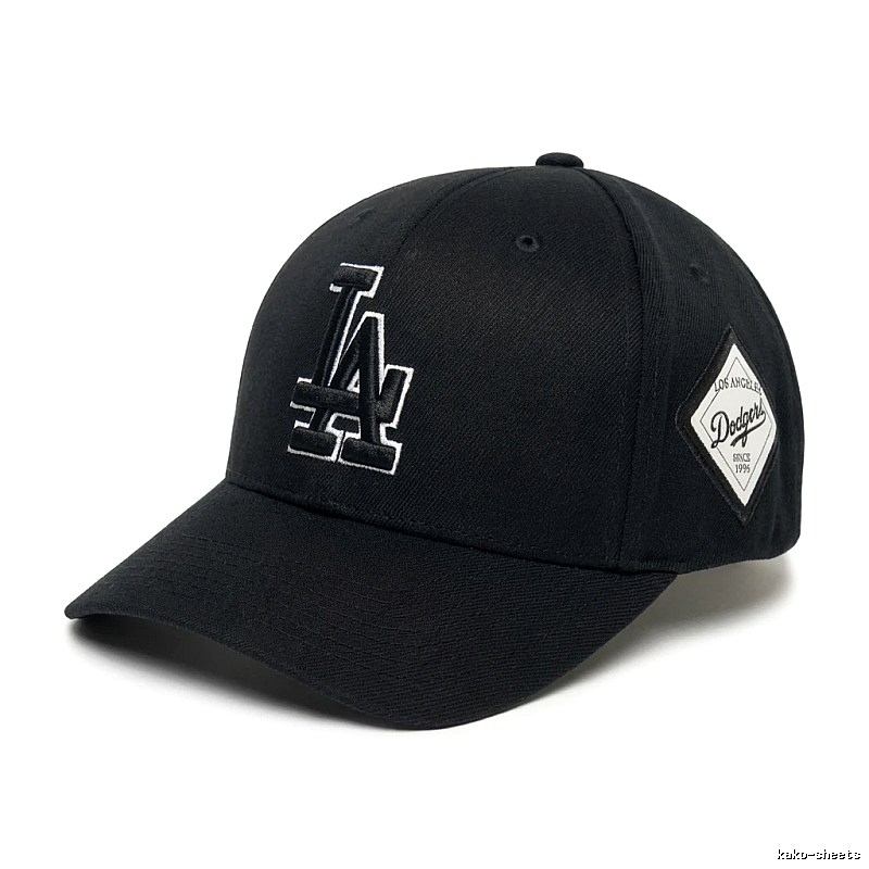 MLB Dodgers black baseball cap