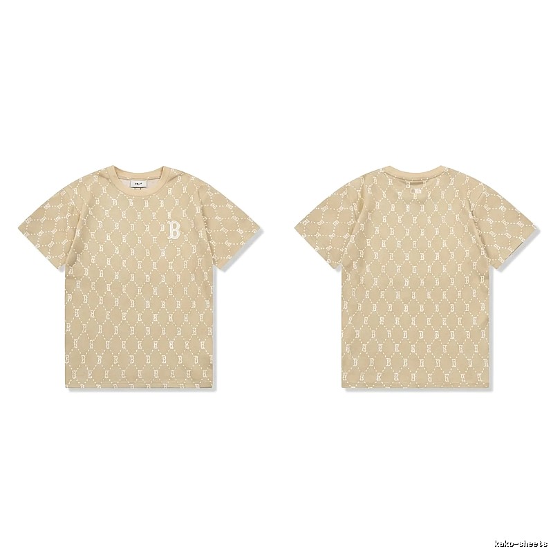 MLB Old Flower Style Beige T-shirt
