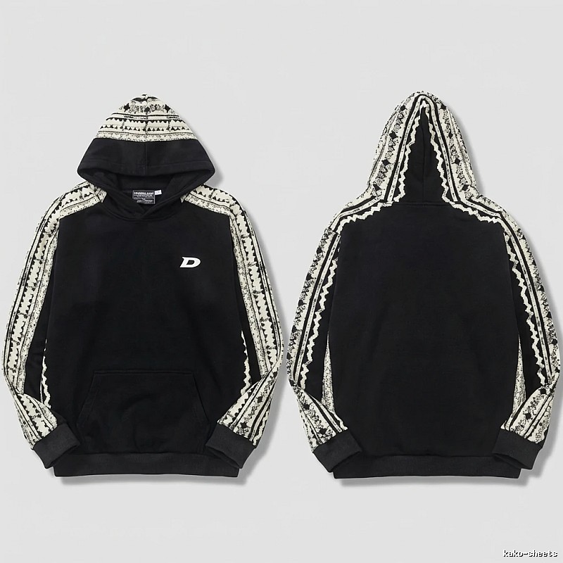 MLB retro style black hoodie