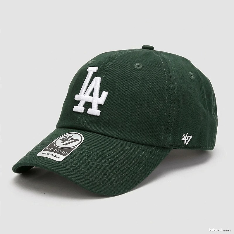 MLB47 Series Retro Style Dark Green Hat