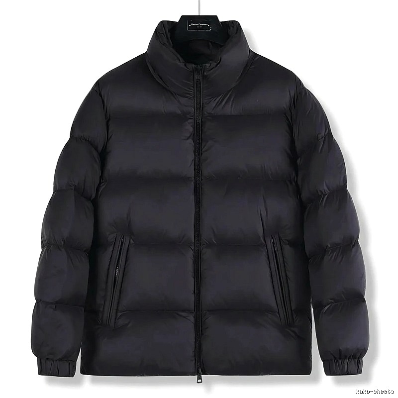 Moncler black casual down jacket
