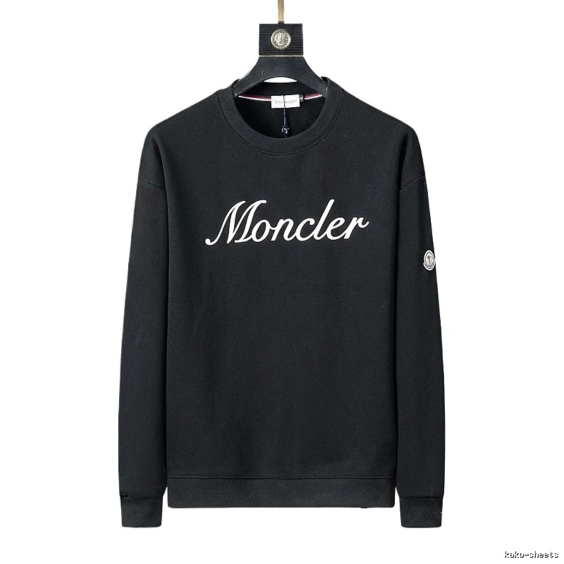 Moncler black simple sweatshirt