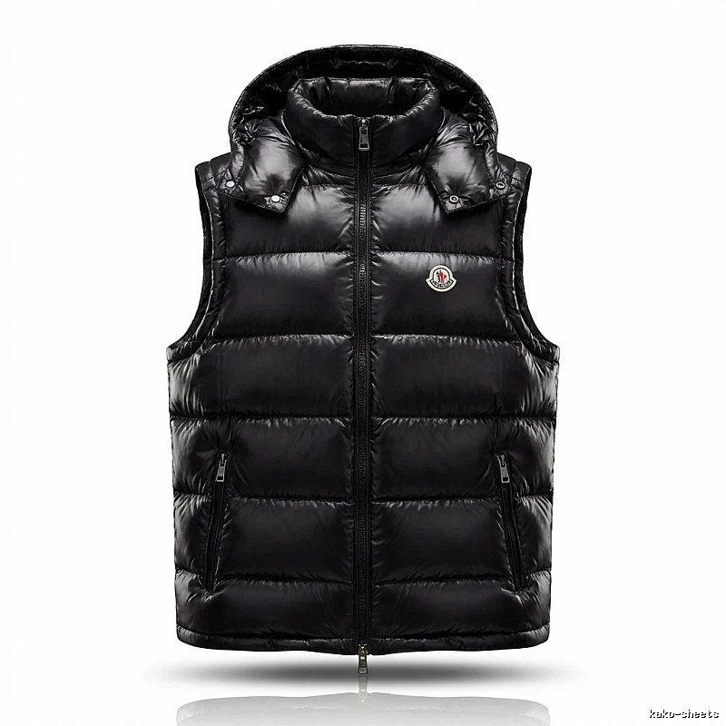 Moncler Black Trendy and Cool Down Vest