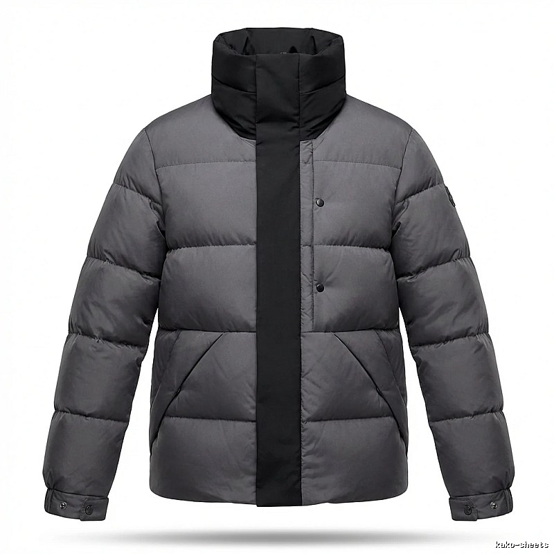 Moncler classic grey down jacket