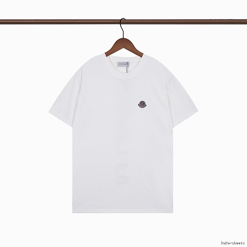 Moncler Classic Minimalist Style White Short-sleeve T-shirt