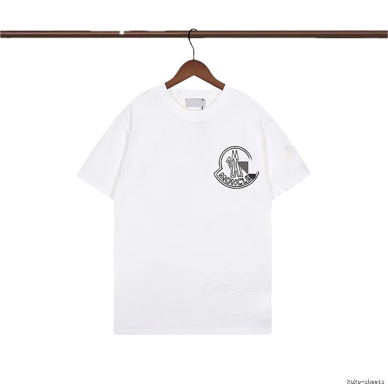 Moncler Logo Casual Style White Short-sleeve T-shirt