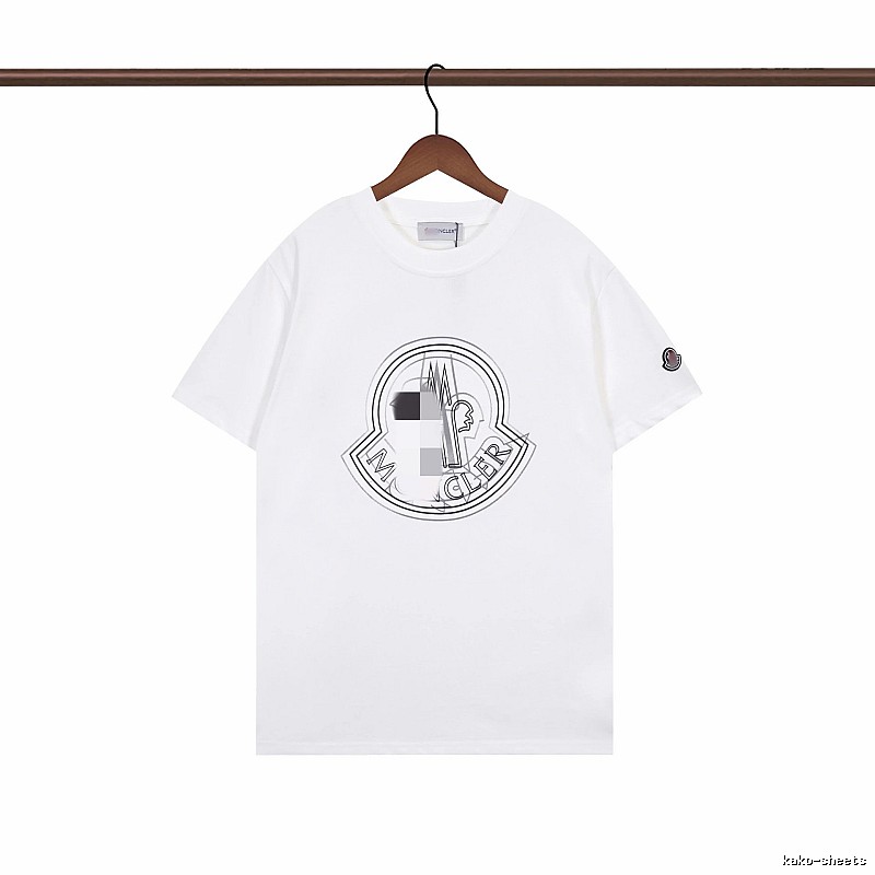Moncler Logo Collection Trendy Style White T-Shirt