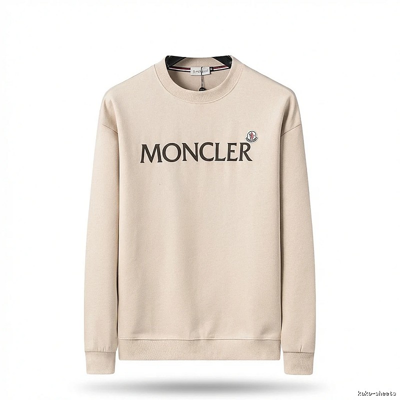 Moncler minimalist beige sweatshirt