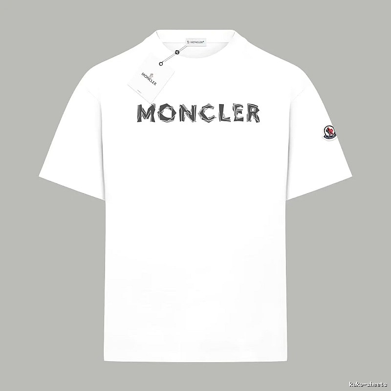 Moncler Simple and Fashionable White T-shirt