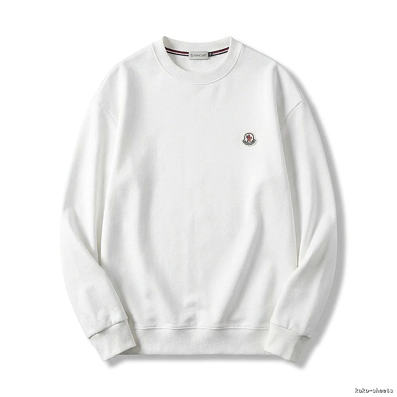 Moncler simple white sweatshirt