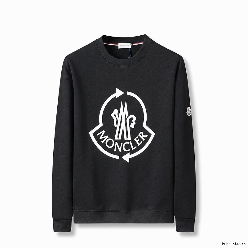 Moncler's classic trendy black sweatshirt