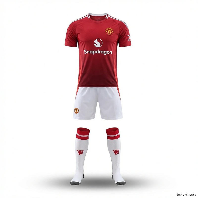 MUFC Football Kit Set Red