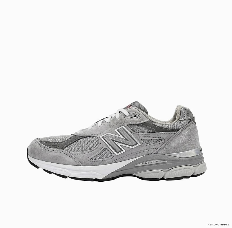New Balance 990 series retro-style grey shoes