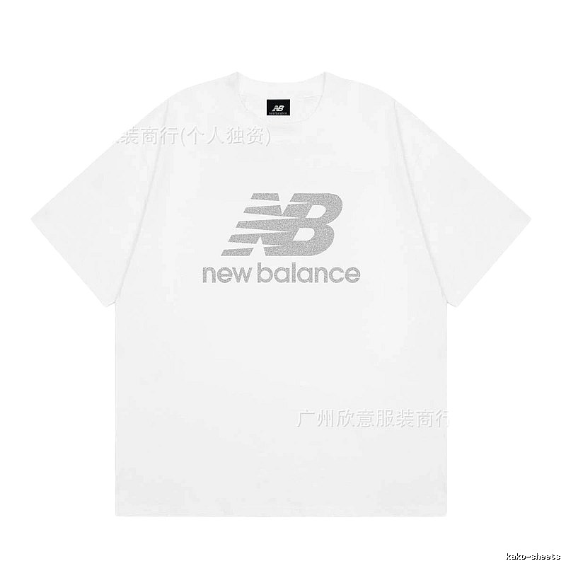 New Balance Classic Casual Style White Short-sleeve T-shirt