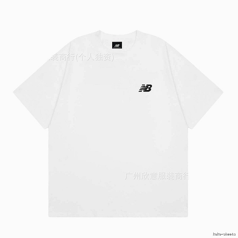 New Balance Classic Casual Style White Short-sleeve T-shirt