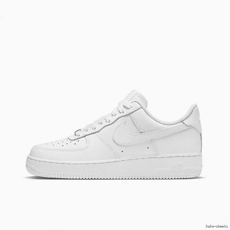 Nike Air Force 1 simple white sneakers