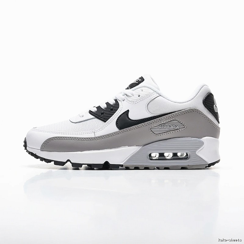 Nike Air Max retro-style gray and white sports shoes