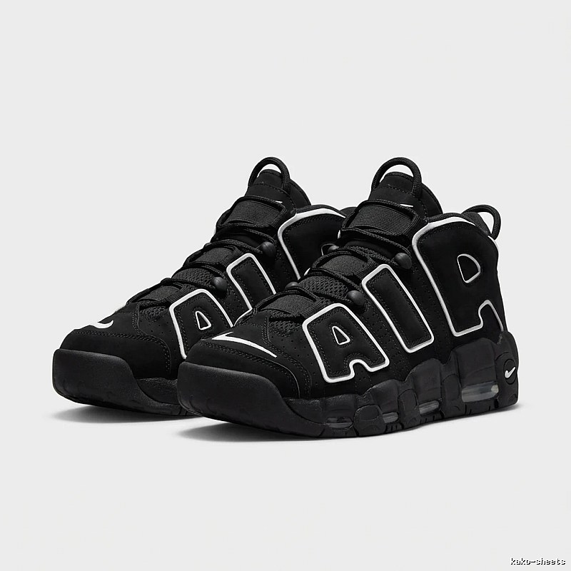 Nike Air More Uptempo Black and White