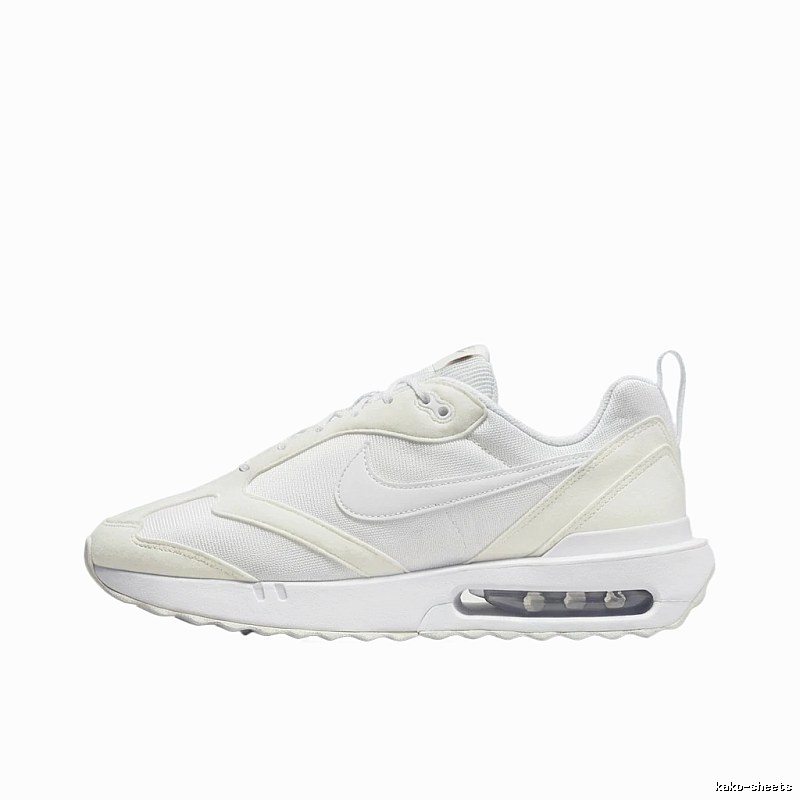Nike Air retro-style white shoes