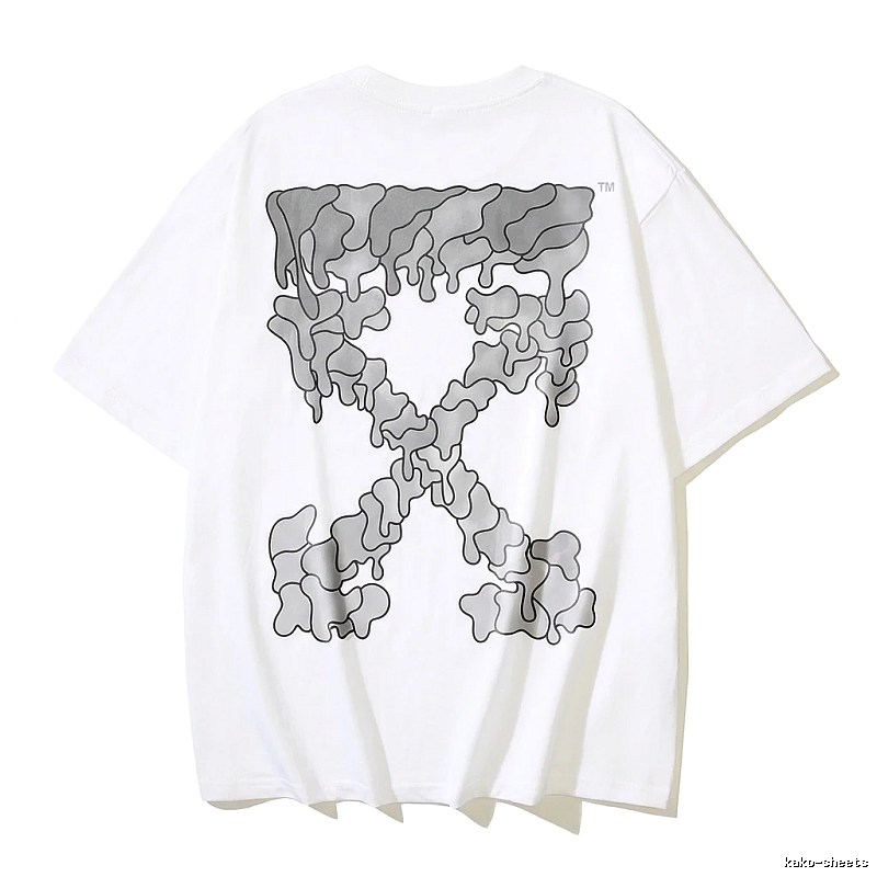 Off-White Gradient Style White T-shirt