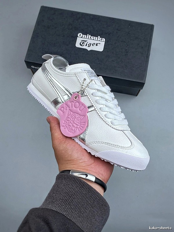 Onitsuka Tiger White Low-Top Sneakers, Clean Low Profile
