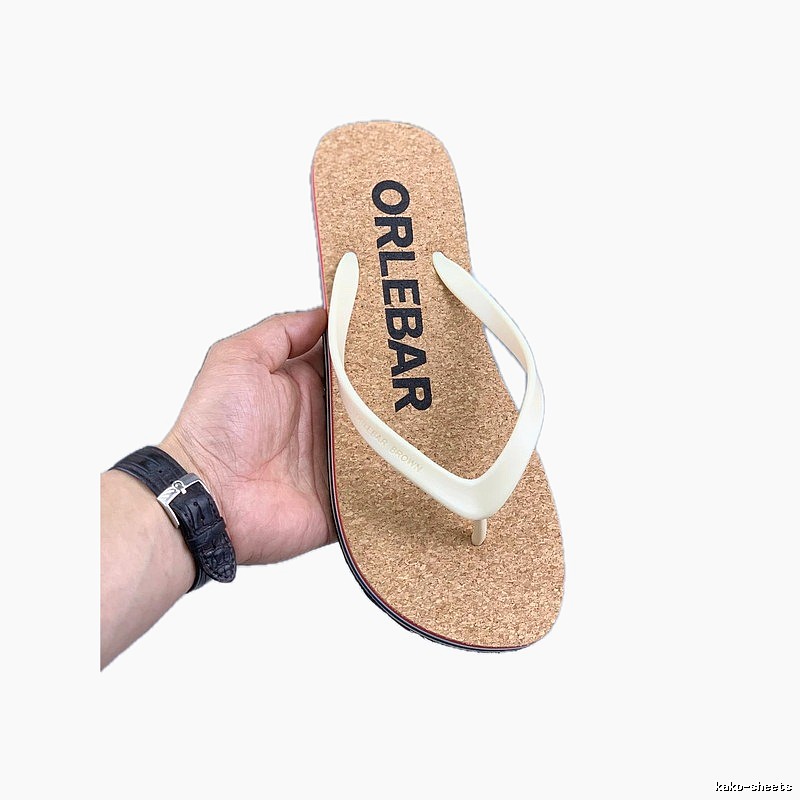 ORLEBAR BROWN Casual Off-white Cork Flip-flops