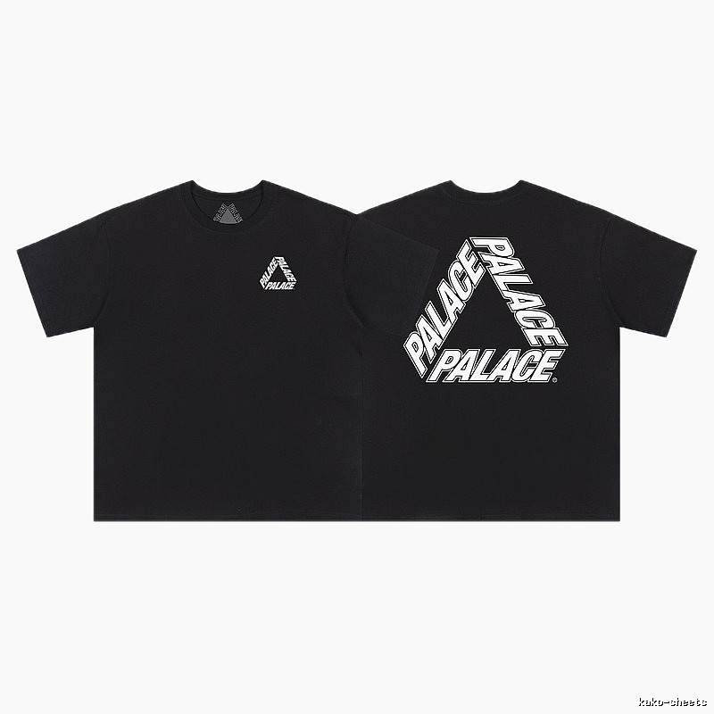 Palace Classic Triangular Street Style Black T-Shirt