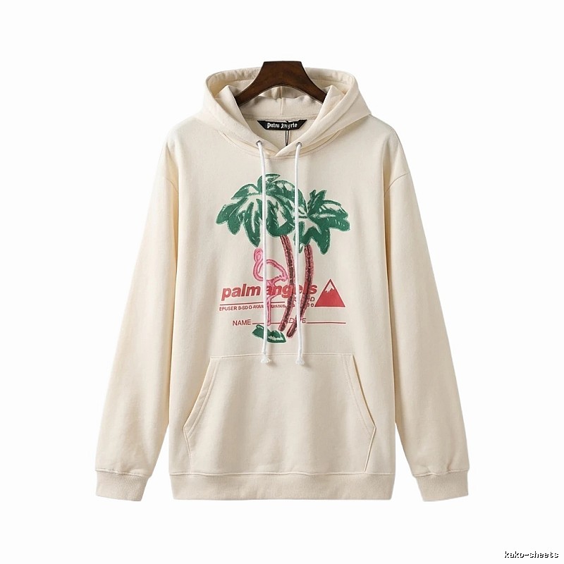 Palm Angels Printed Casual Hoodie