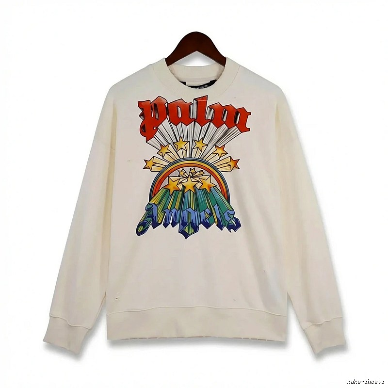 Palm Angels Rainbow Print Sweatshirt
