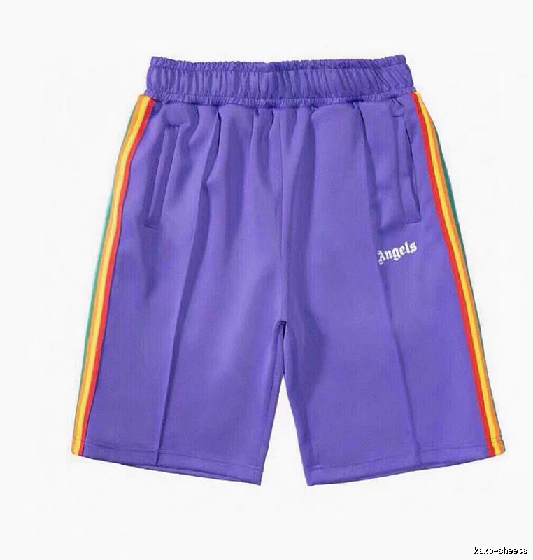 Palm Angels Weekend Track shorts Black Side Stripe for Seasonal Looks