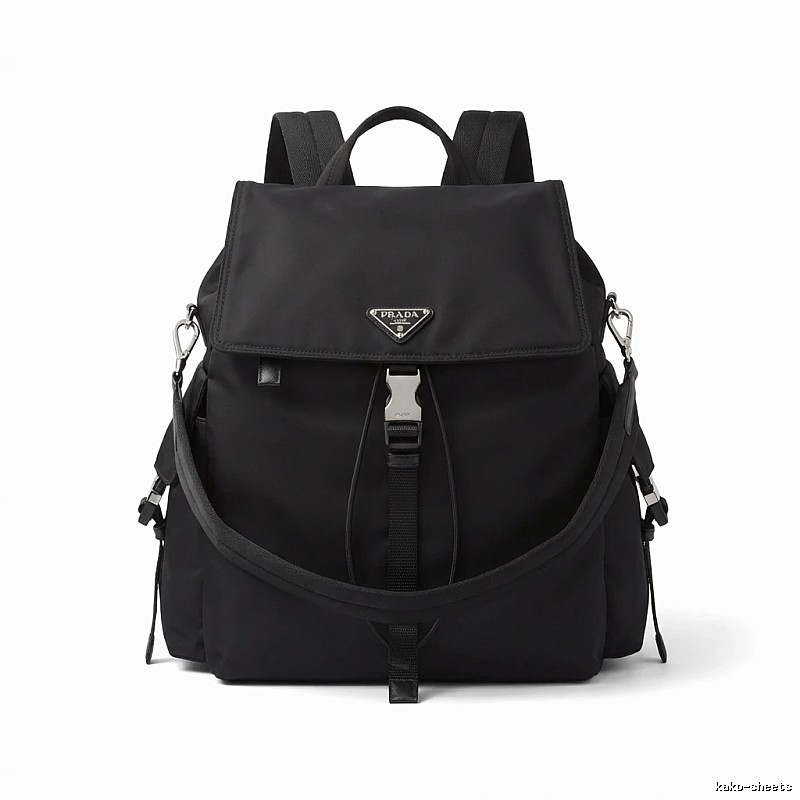 Prada classic black backpack