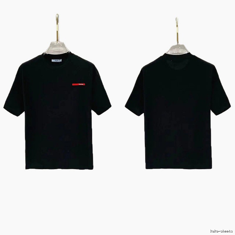 Prada Red Label Minimalist Black Short-sleeve T-shirt