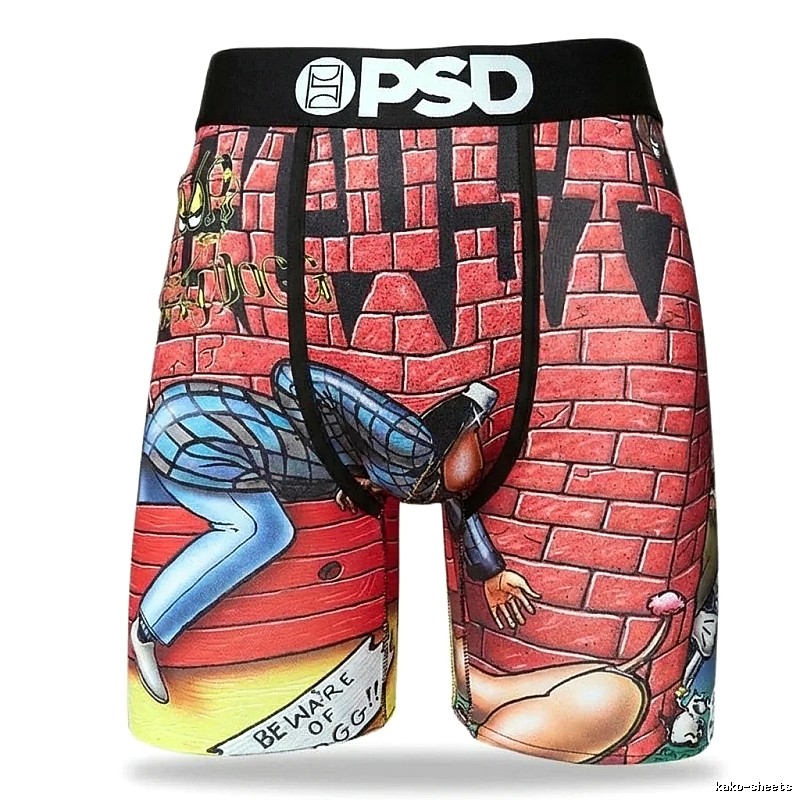 PSD graffiti-style red and black shorts