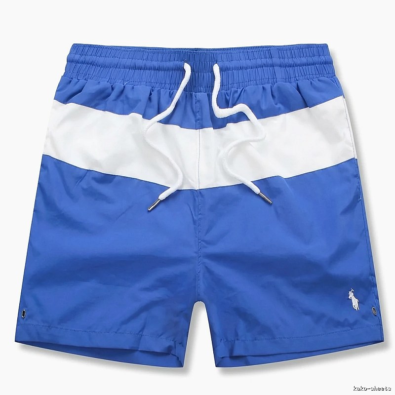 Ralph Lauren blue and white color - block shorts