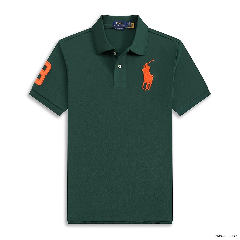 Ralph Lauren Polo American retro style dark green shirt