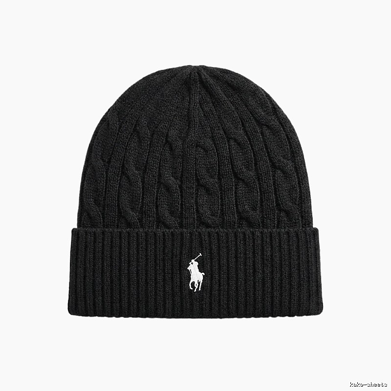 Ralph Lauren Polo Black Knitted Hat