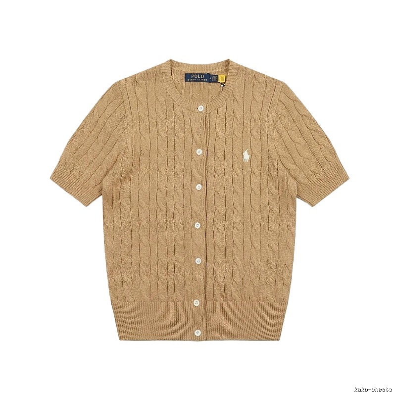 Ralph Lauren Polo Retro Brown Cardigan