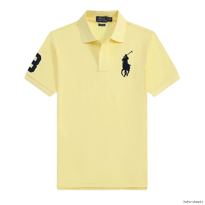 Ralph Lauren Polo Series Casual Yellow Polo Shirt