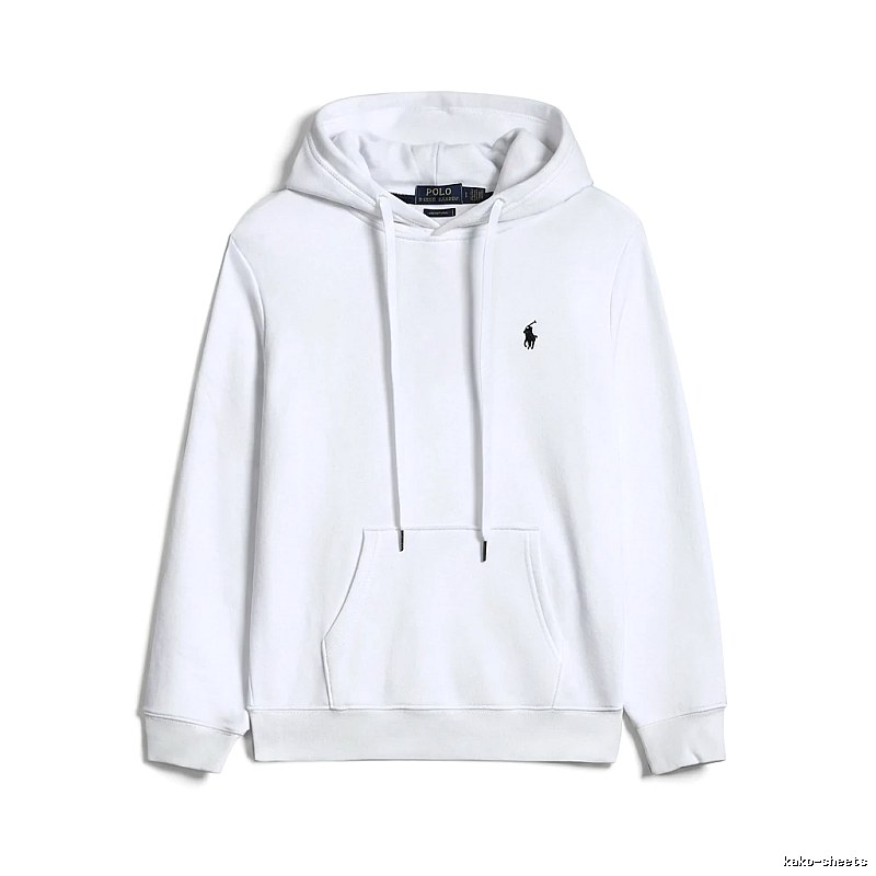 Ralph Lauren Polo white hooded sweatshirt